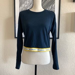 Abercrombie & Fitch Navy Long Sleeve Tee